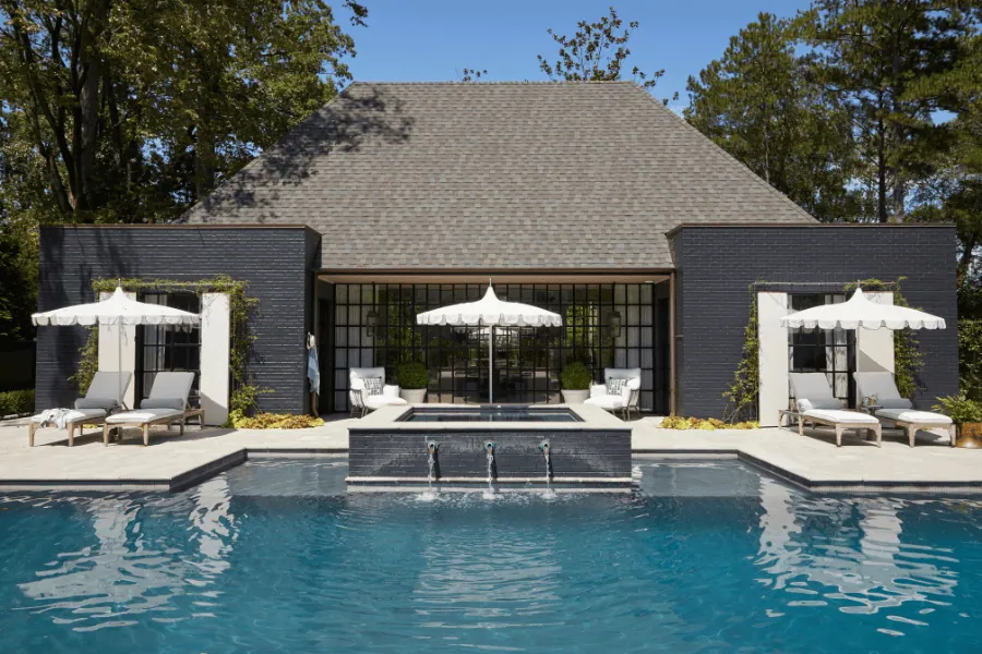How To Decorate Your Pool House For The Summer Season - Kate Hartman ...